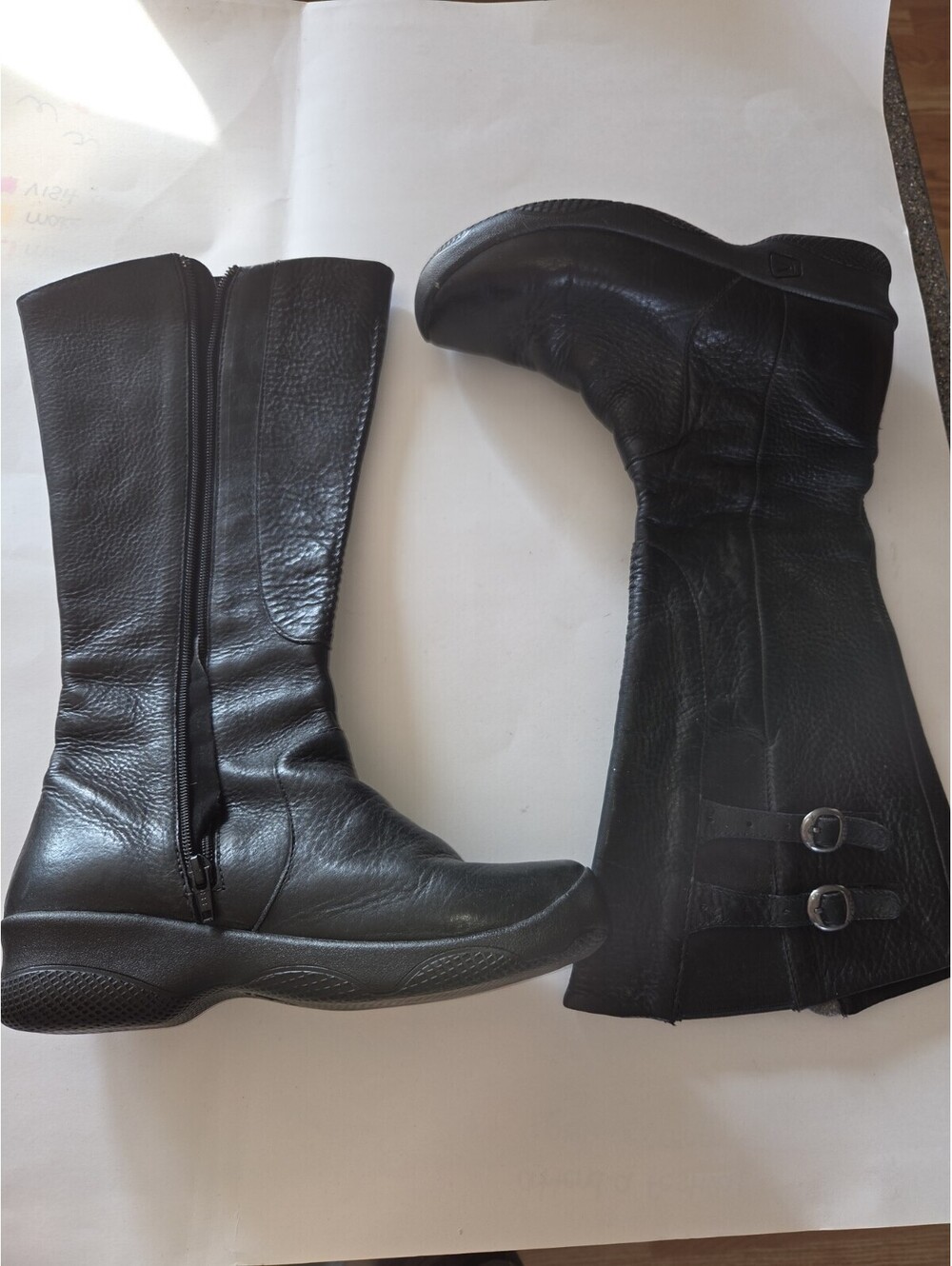 Keen Bern Baby Bern Tall Riding Boots Waterproof Leather Full Side Zip 8.5 SB3